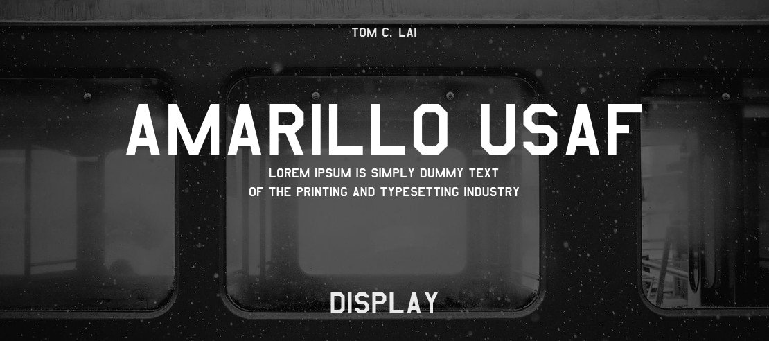 Amarillo USAF Font