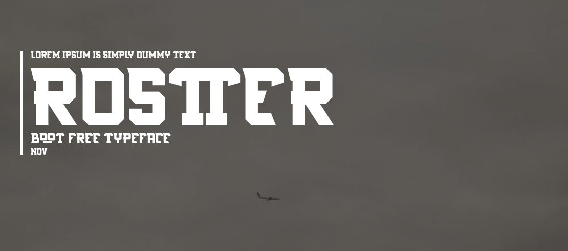 Rostter boot FREE Font