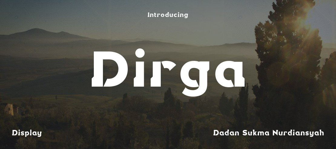 Dirga Font