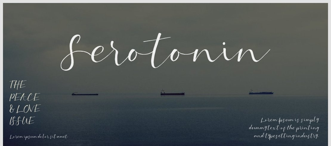 Serotonin Font