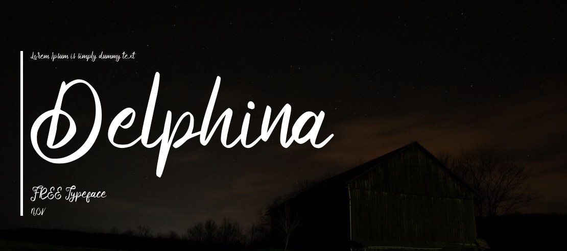 Delphina FREE Font