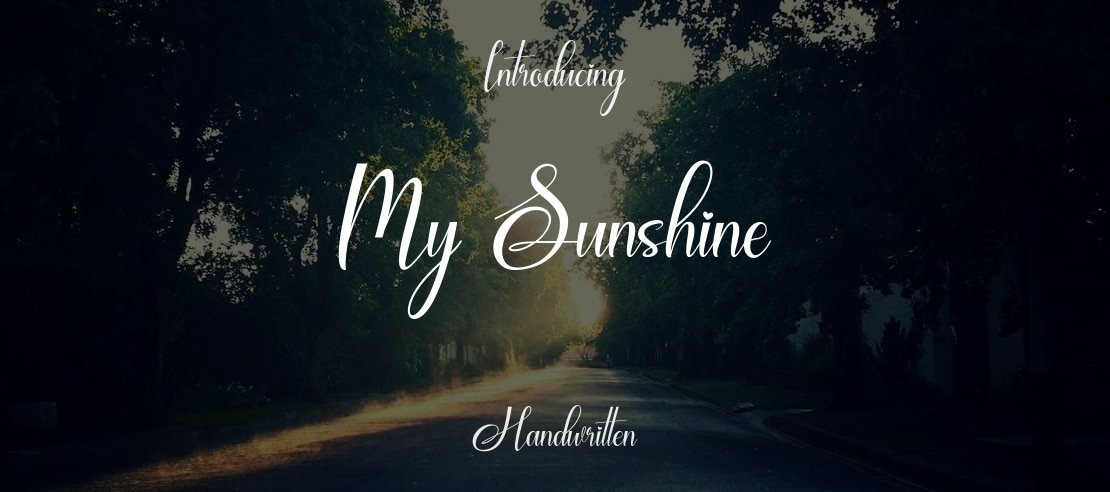 My Sunshine Font