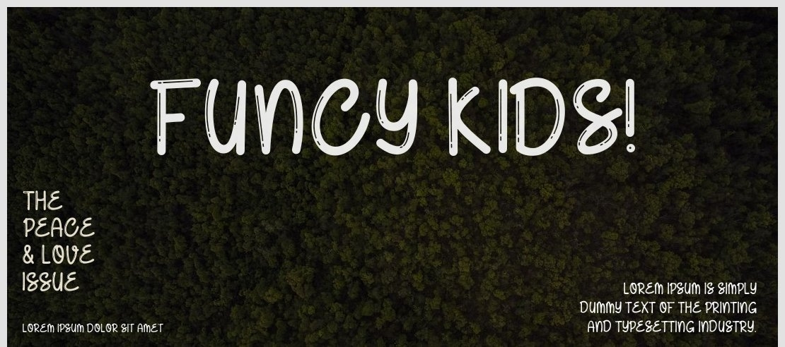 FUNCY KIDS! Font