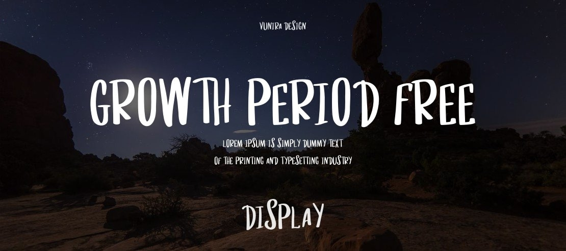 Growth Period FREE Font