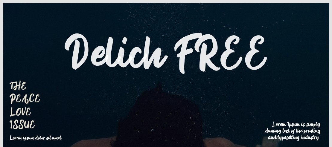Delich FREE Font