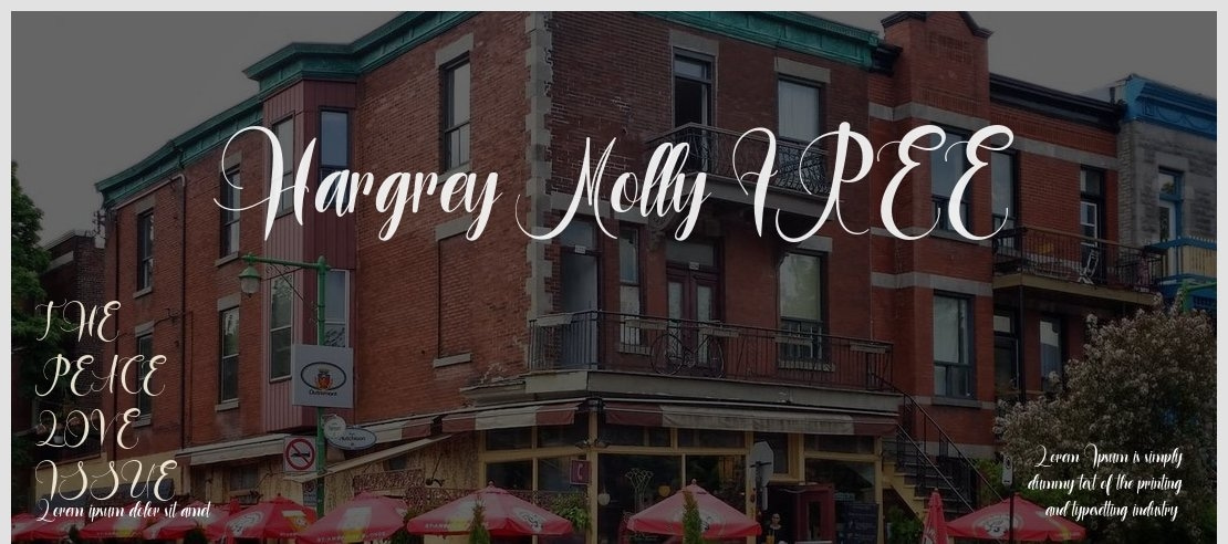 Hargrey Molly FREE Font