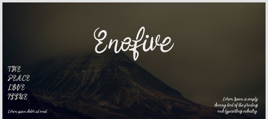 Enofive Font