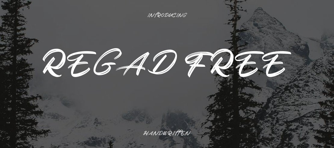 Regad FREE Font