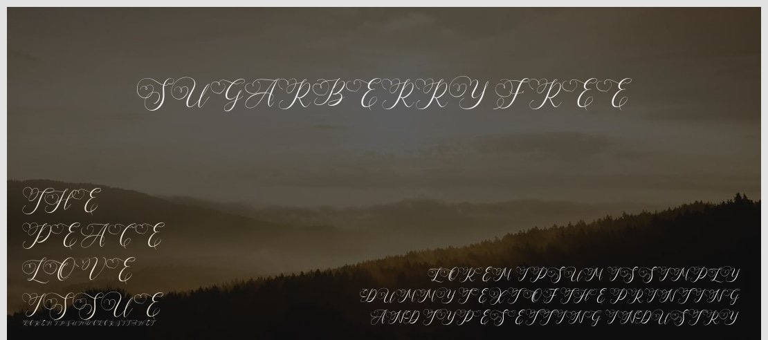 Sugarberry FREE Font