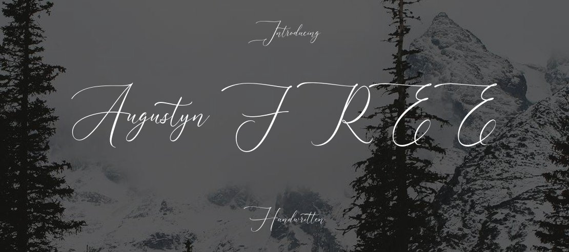 Augustyn FREE Font