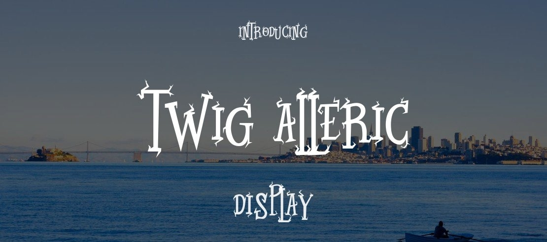 Twig Alleric Font