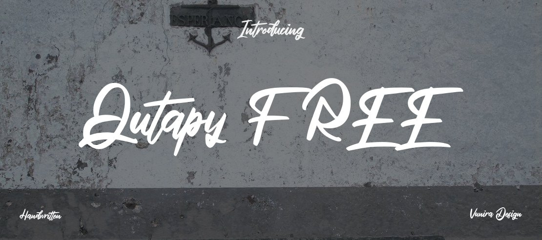 Qutapy FREE Font