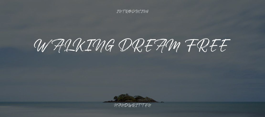 Walking Dream FREE Font