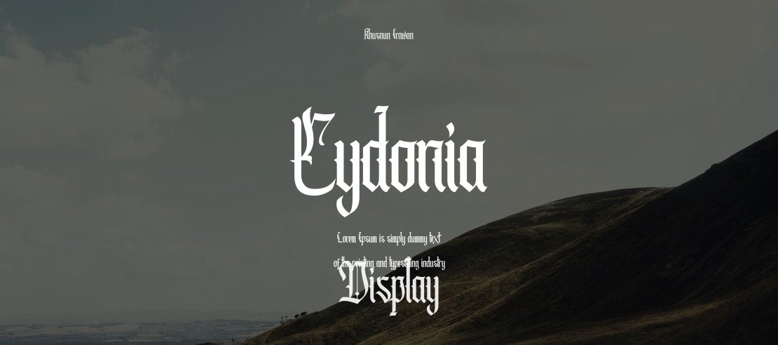 Cydonia Font