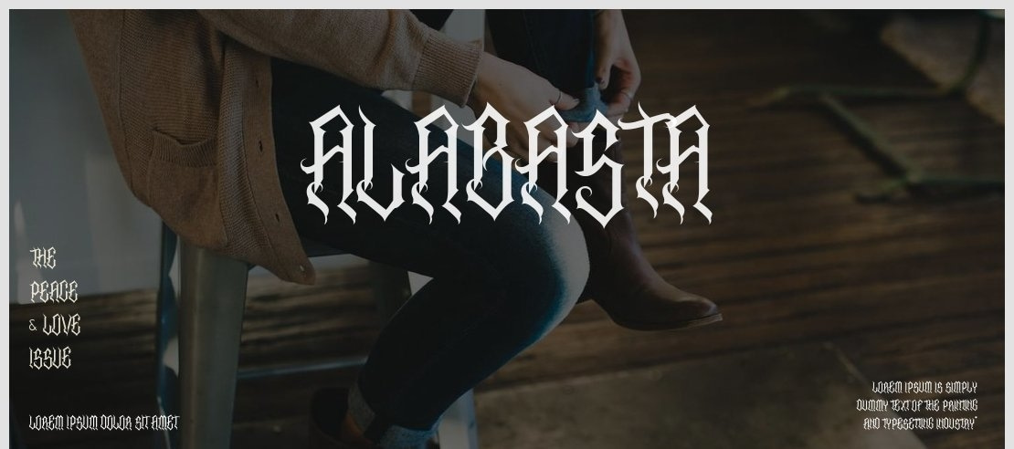 Alabasta Font