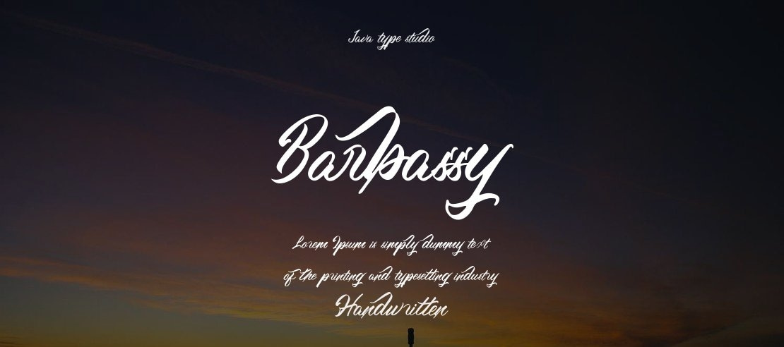 Barbassy Font