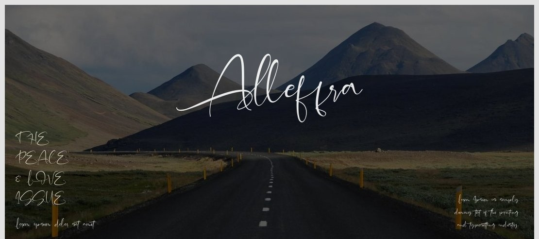 Alleffra Font