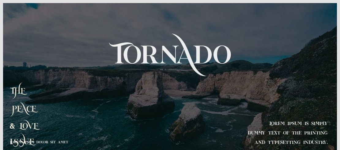 Tornado Font Family