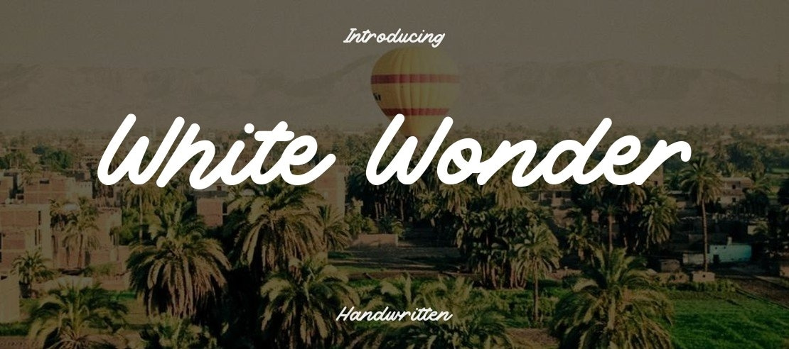 White Wonder Font