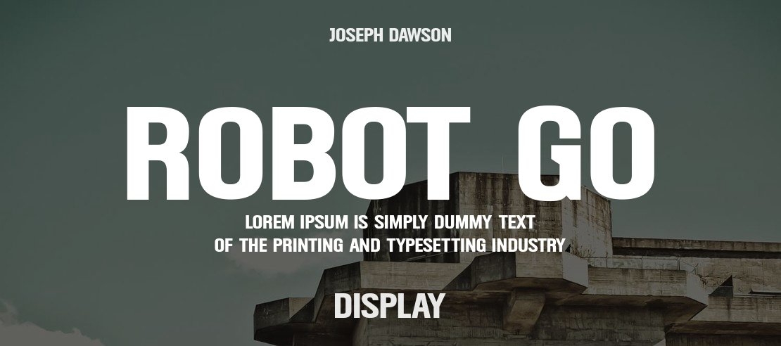 Robot Go Font Family