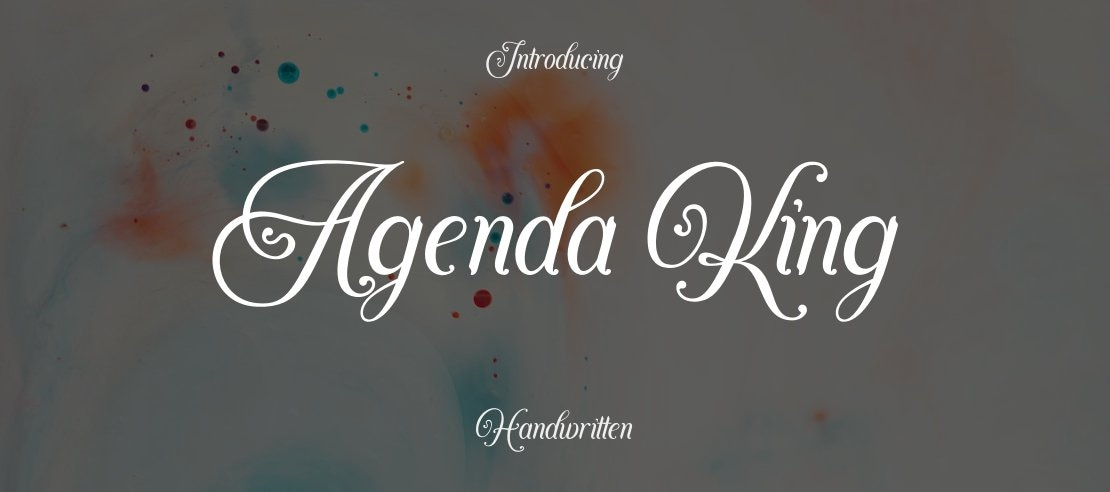 Agenda King Font