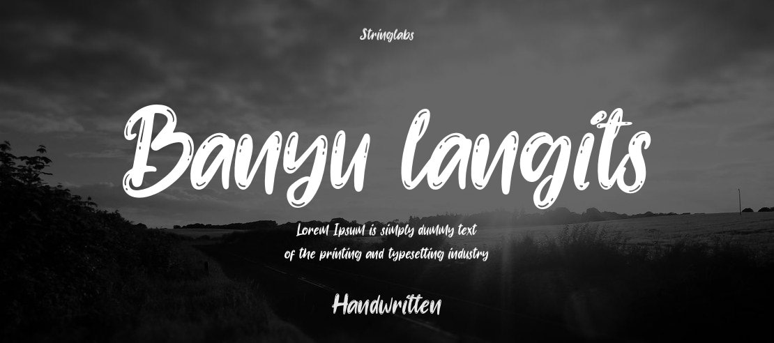 Banyu langits Font