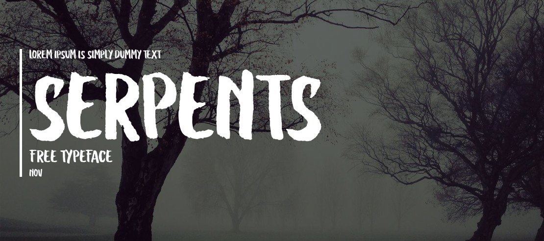 SERPENTS FREE Font