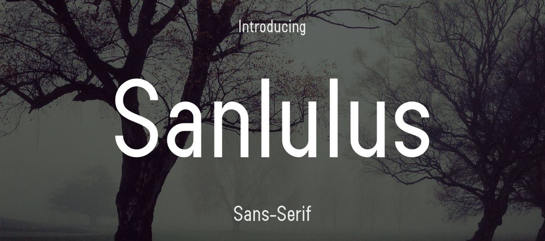Sanlulus Font Family