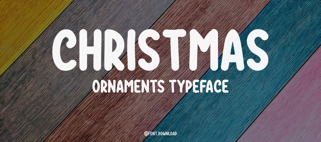 Christmas Ornaments Font