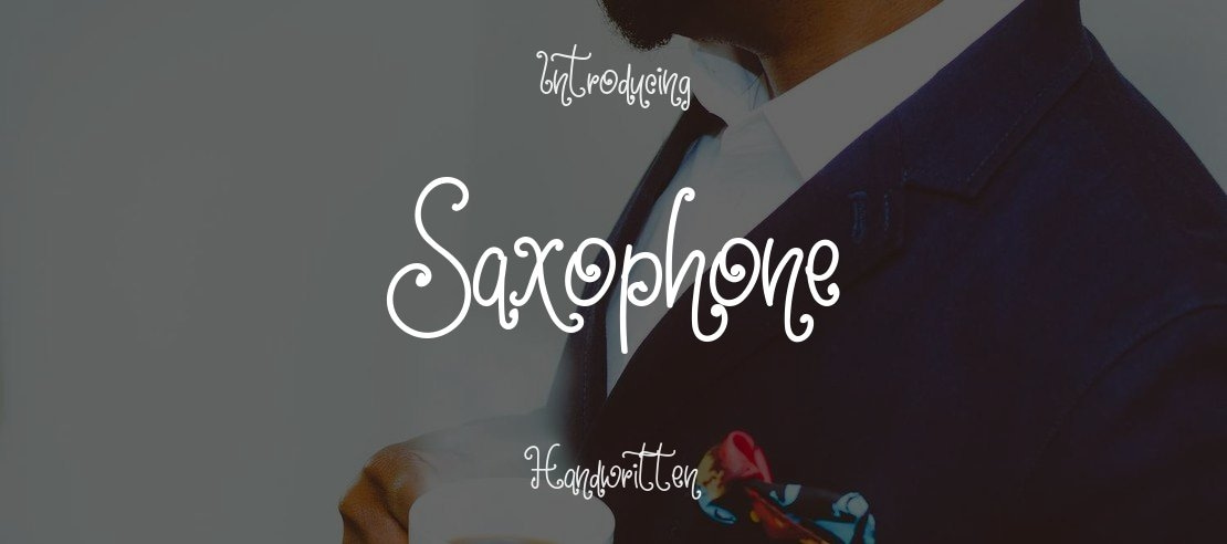 Saxophone Font