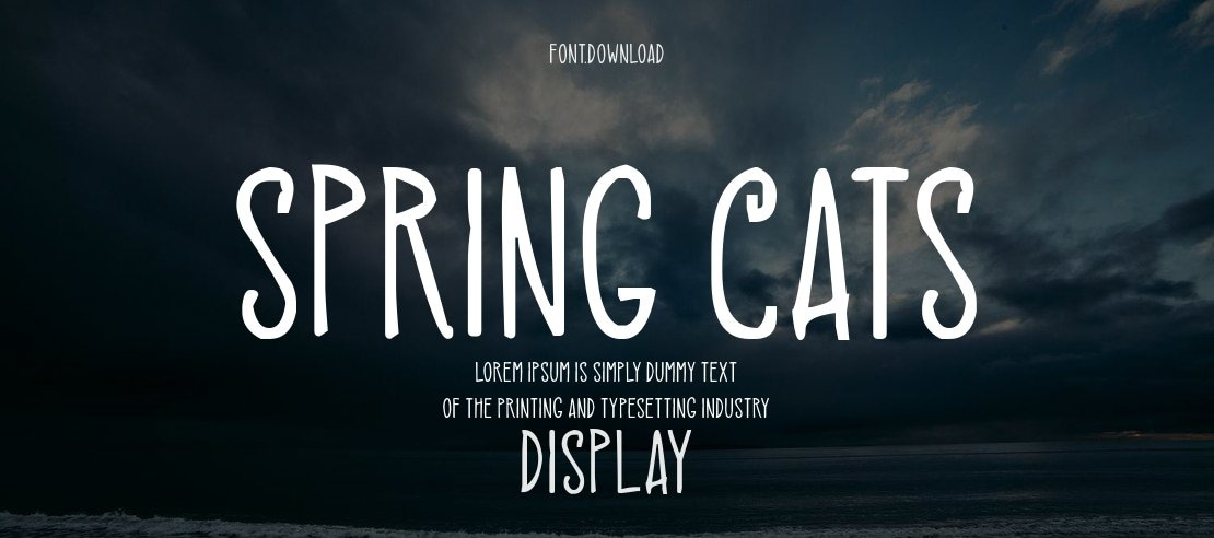 Spring Cats Font
