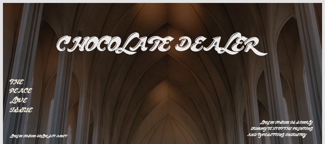 Chocolate Dealer Font