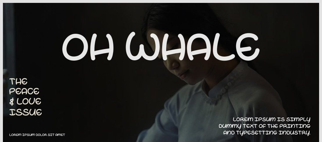 Oh Whale Font