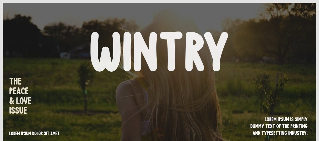 Wintry Font