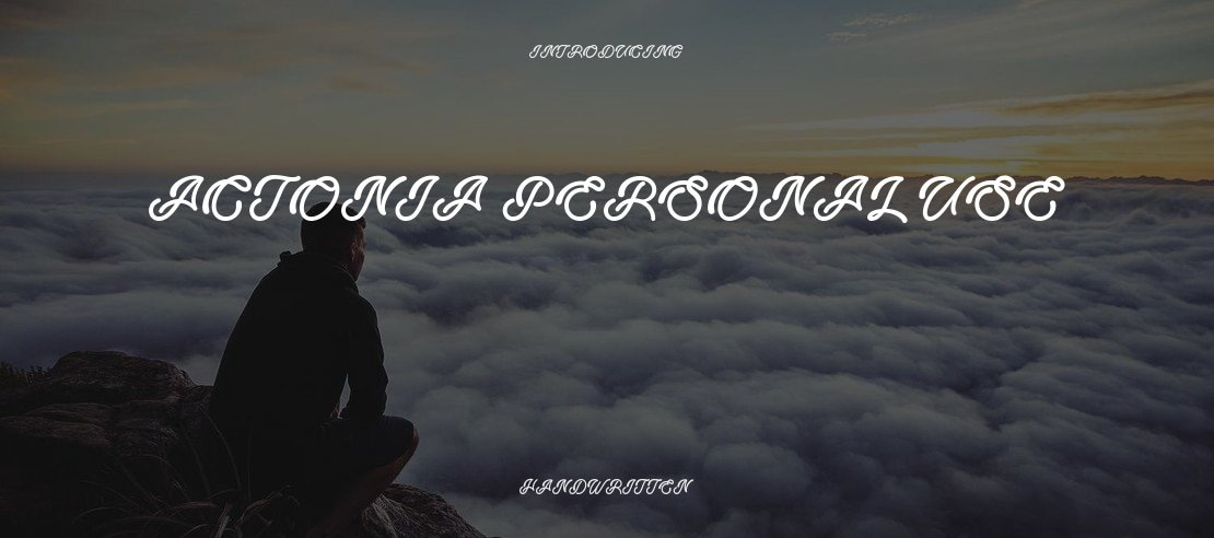 Actonia PERSONAL USE Font