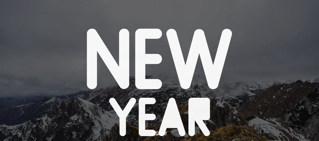 New Year Font