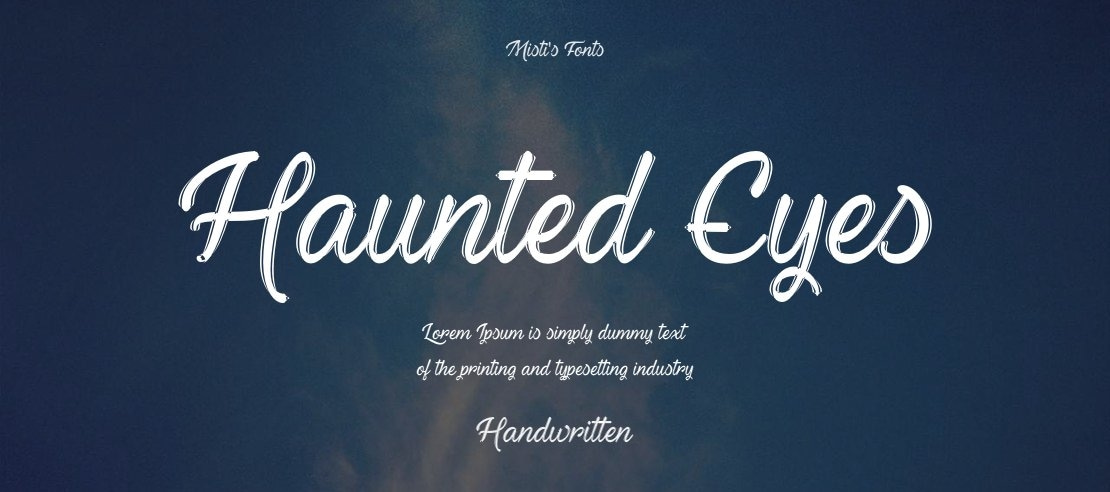 Haunted Eyes Font