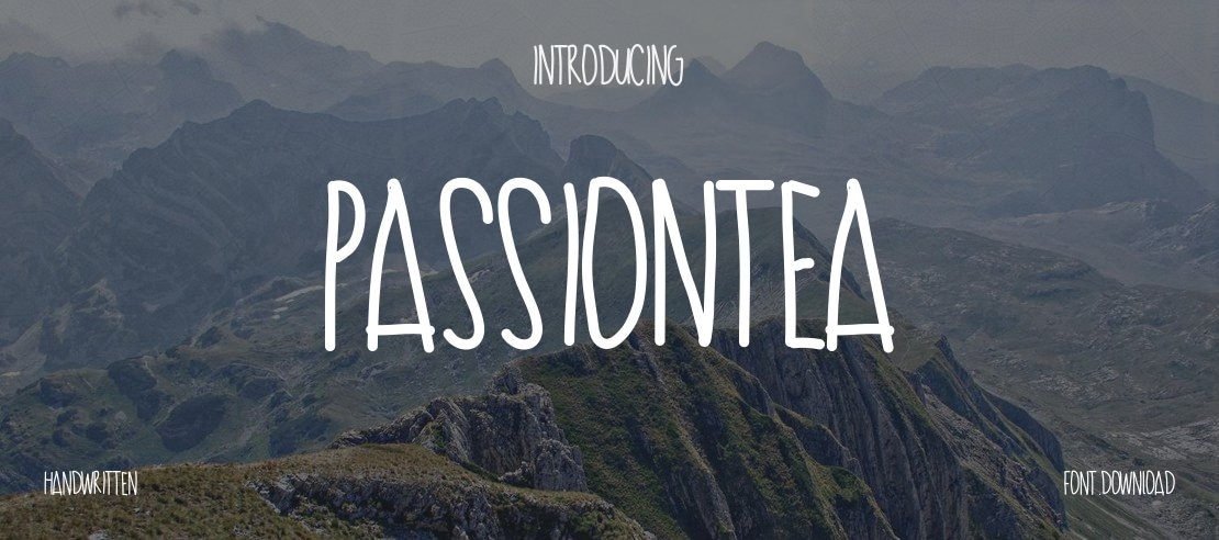 PassionTea Font