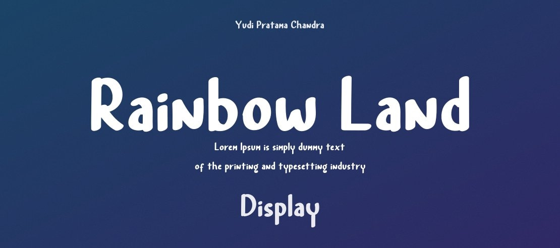 Rainbow Land Font Family