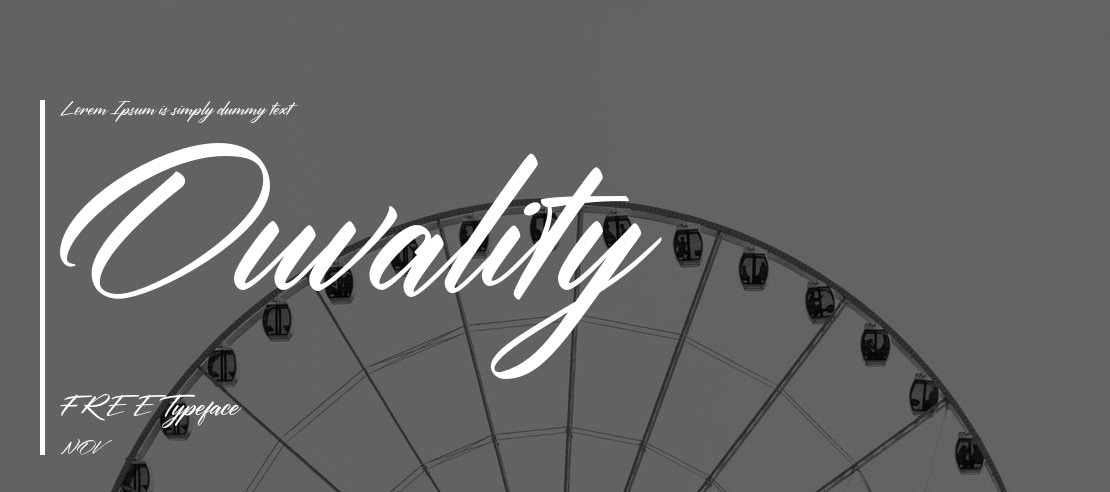 Ouvality FREE Font