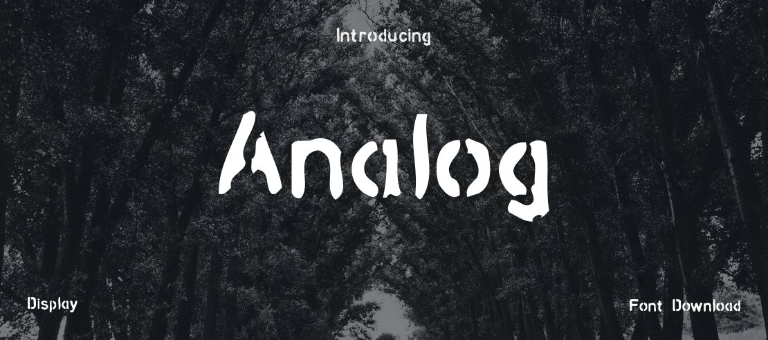 Analog Font