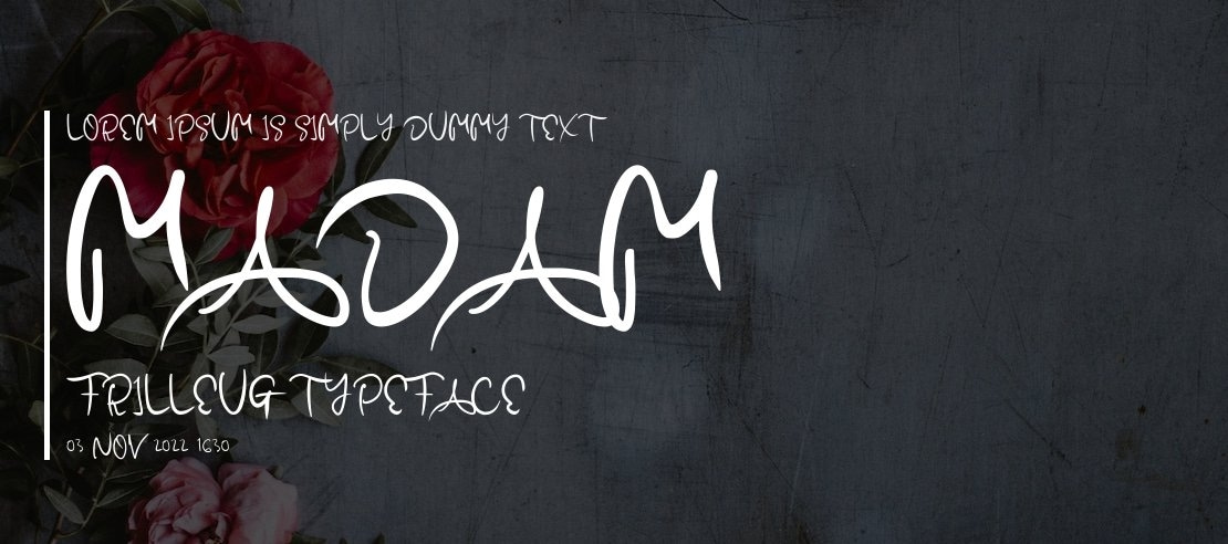 Madam Frilleug Font