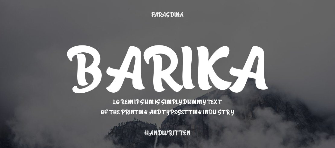 BARIKA Font