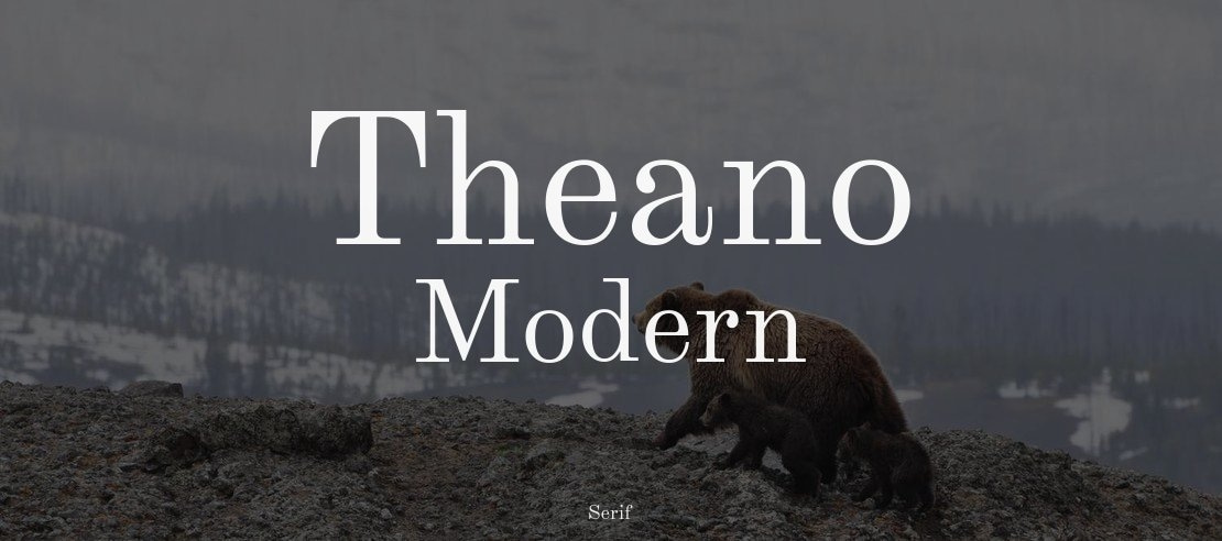 Theano Modern Font