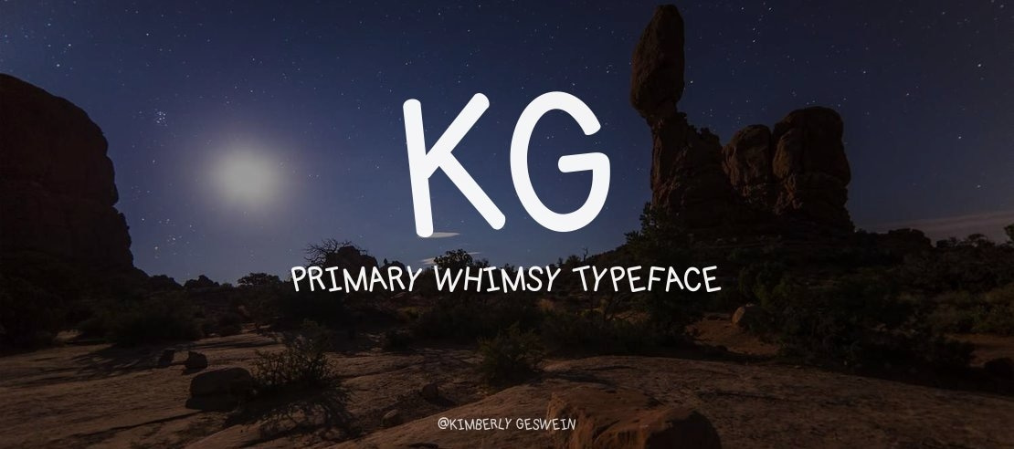 KG Primary Whimsy Font