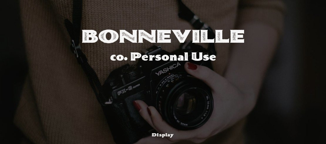 BONNEVILLE co. Personal Use Font