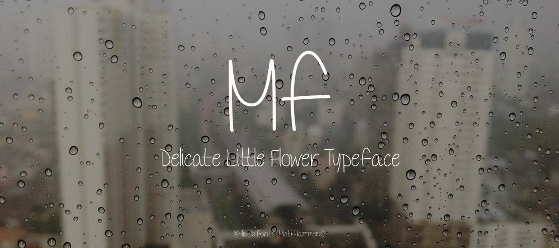 Mf Delicate Little Flower Font