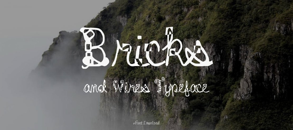 Bricks and Wires Font Family