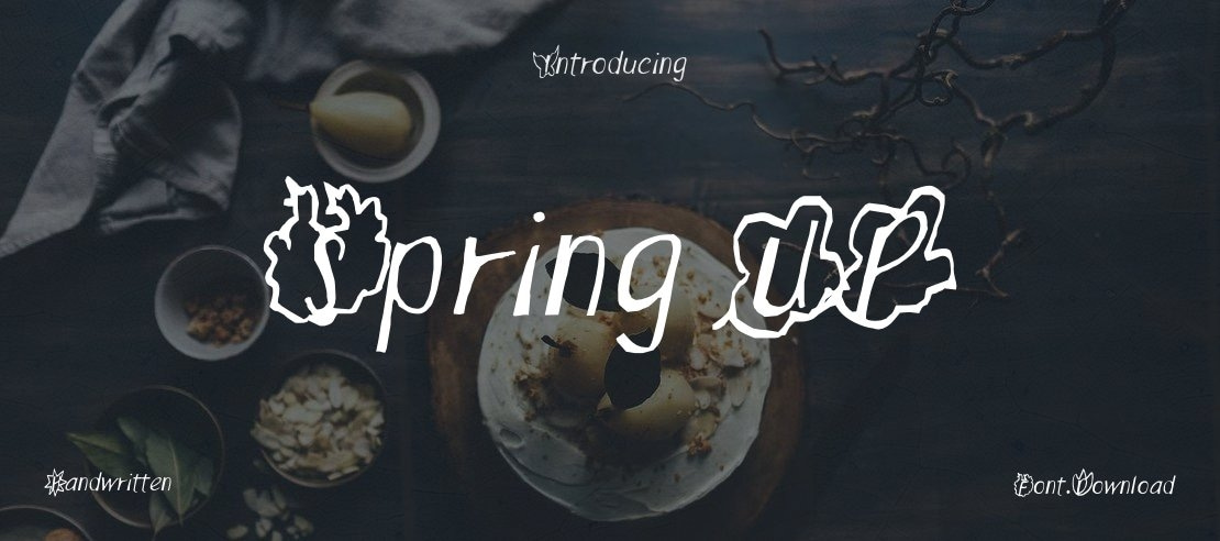 Spring UP Font