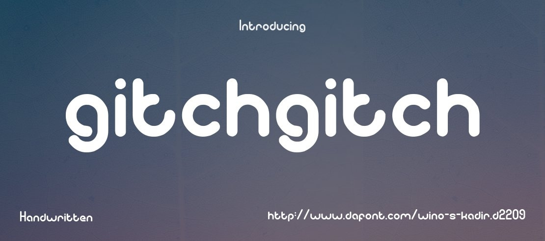 gitchgitch Font Family